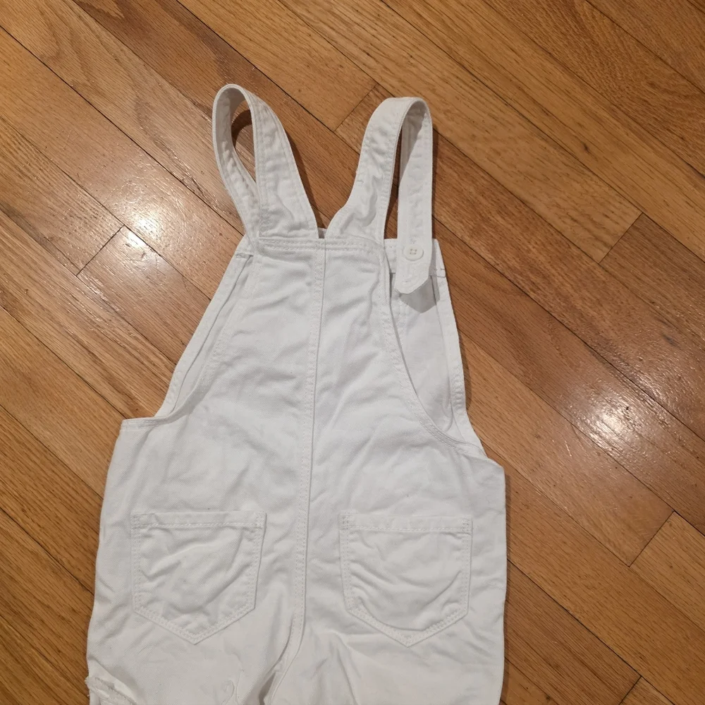 Gap Denim White Shortalls